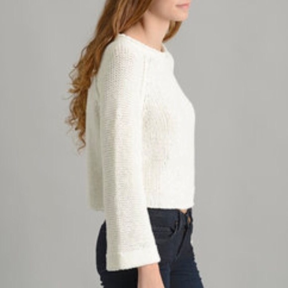 Free People Knit Sweater w/ Back Cutouts - Picture 4 of 6